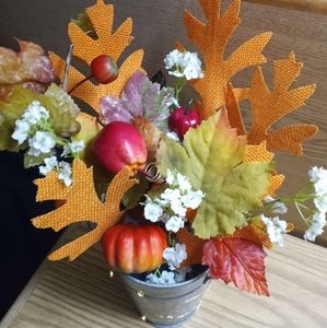 Hand crafted fall decor